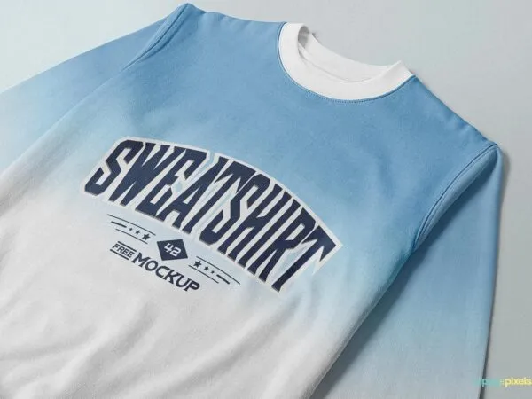 Masculine Crewneck Sweatshirt Mockup 1