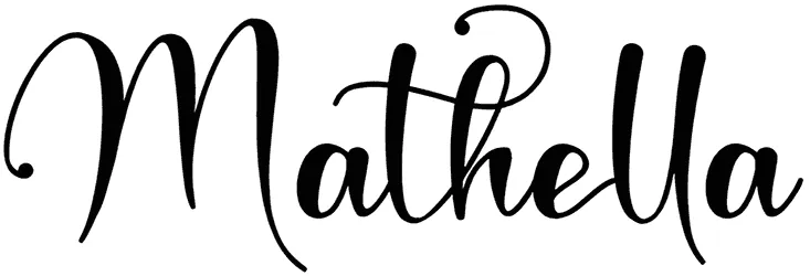 Mathella Font 1