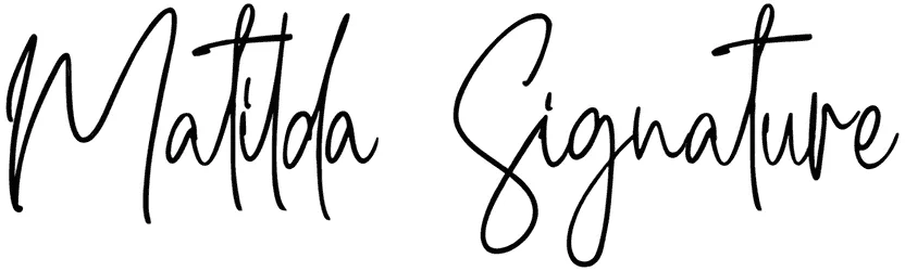 Matilda Signature Font 1