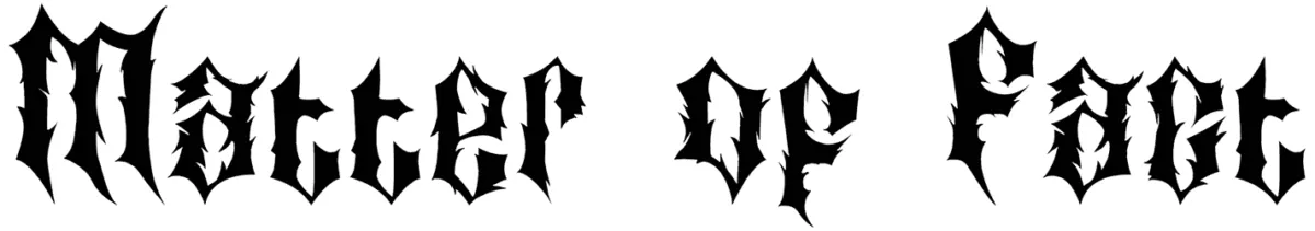 Matter Of Fact Font 1