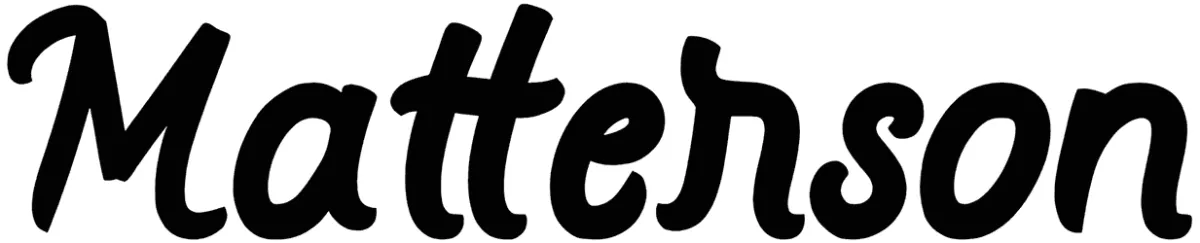 Matterson Font 1