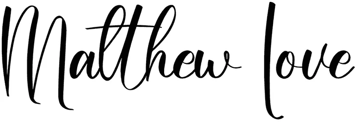 Matthew Love Font 1