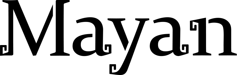 Mayan Font 1