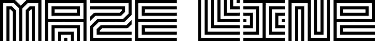 Maze Line Font 1