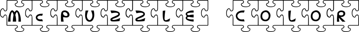 McPuzzle Color Font 1