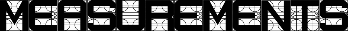 Measurements Font 1