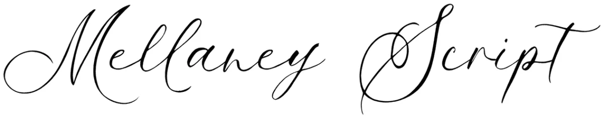 Mellaney Script Font 1