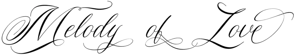 Melody of Love Font 1