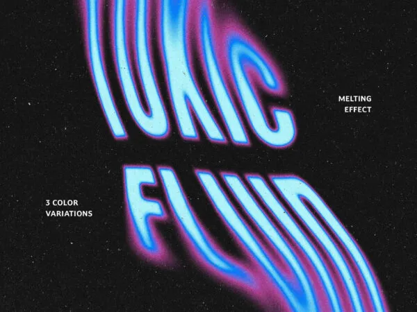 Melting Liquid Text Effect 1