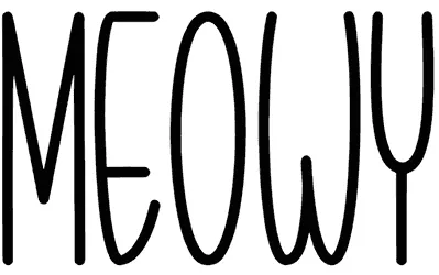 Meowy Font 1