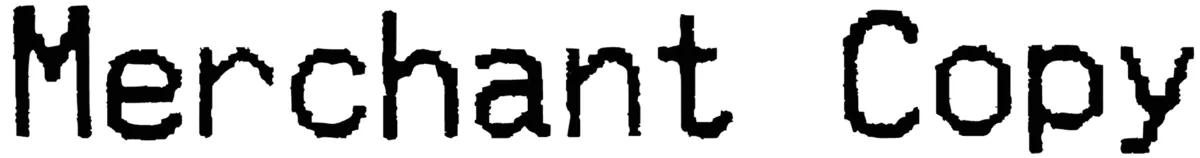 Merchant Copy Font 1