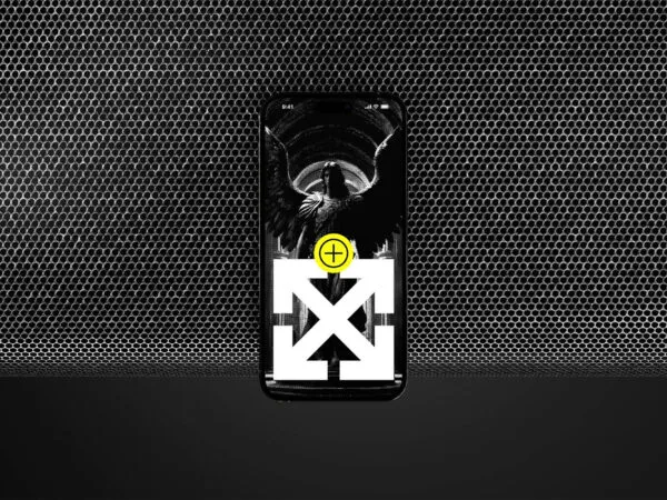 Metal Mesh iPhone Mockup 1