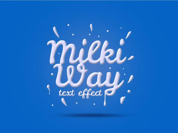 Milk Logo Text Effect 1