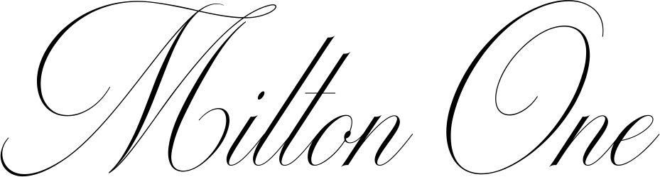 Milton One Font 1