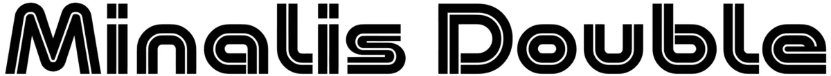 Minalis Double Font 1