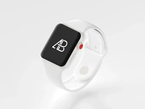 Minimal Clay Apple Watch Series 3 Mockup 1