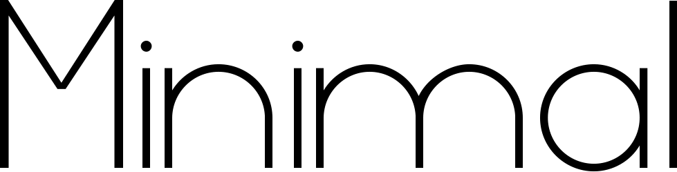 Minimal Font 1
