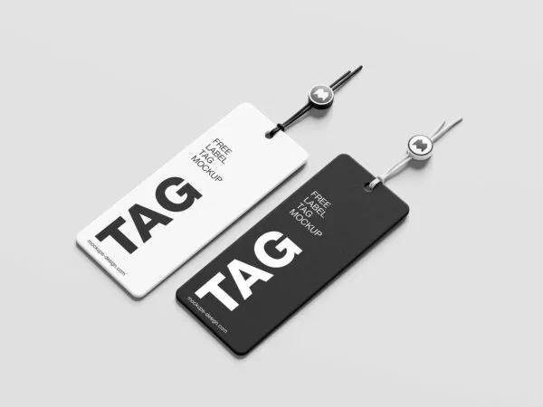 Minimal Label Tag Mockup 1