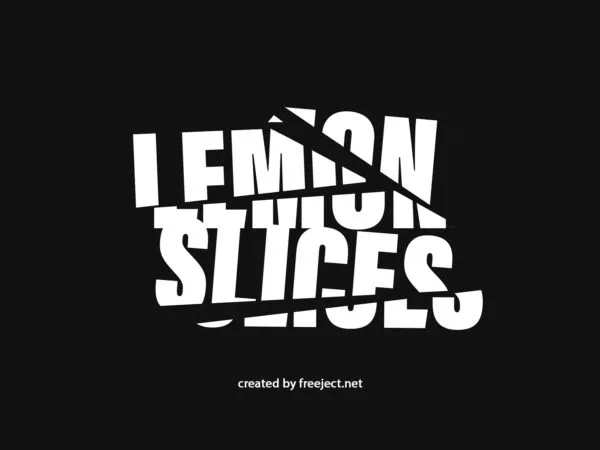 Minimal Slice Text Effect 1