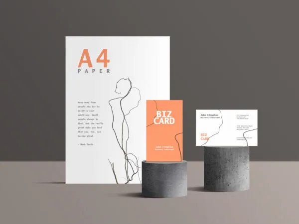 Minimal Stationery Mockup 1