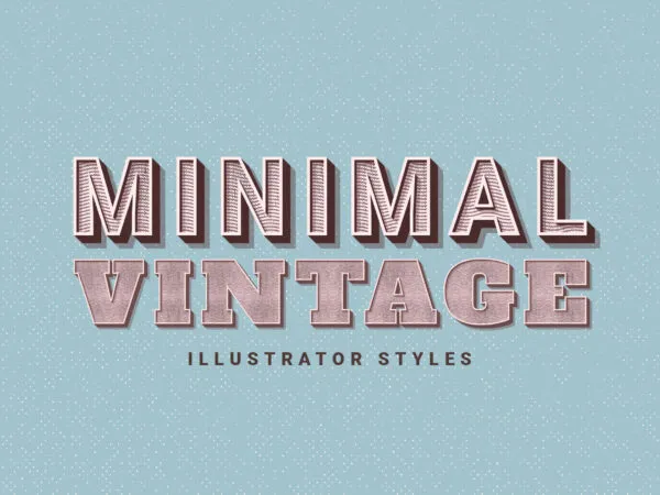 Minimal Vintage Illustrator Styles 1
