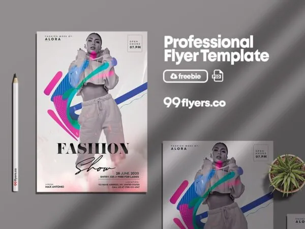 Minimalistic Fashion Flyer Template 1