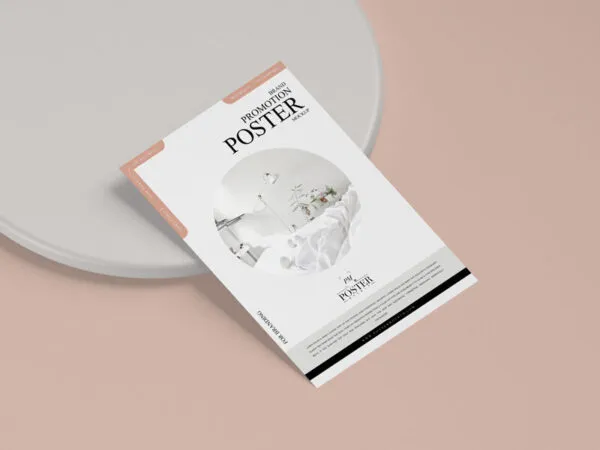 Minimalistic Promotion Poster Mockup 1