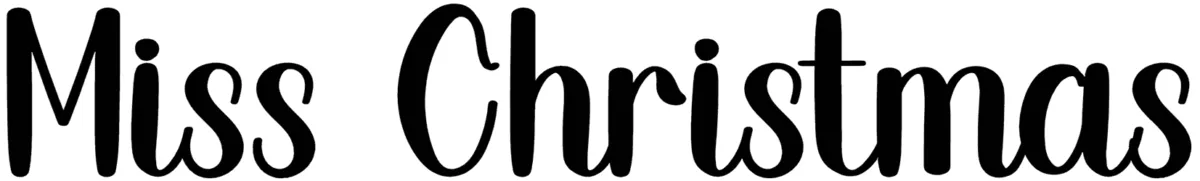Miss Christmas Font 1