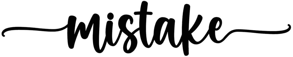 Mistake Font 1