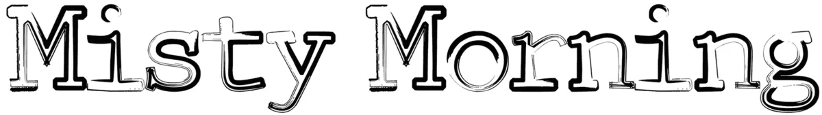 Misty Morning Font 1