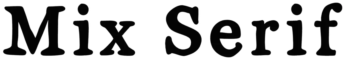 Mix Serif Font 1