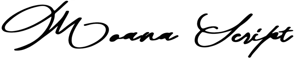 Moana Script Font 1