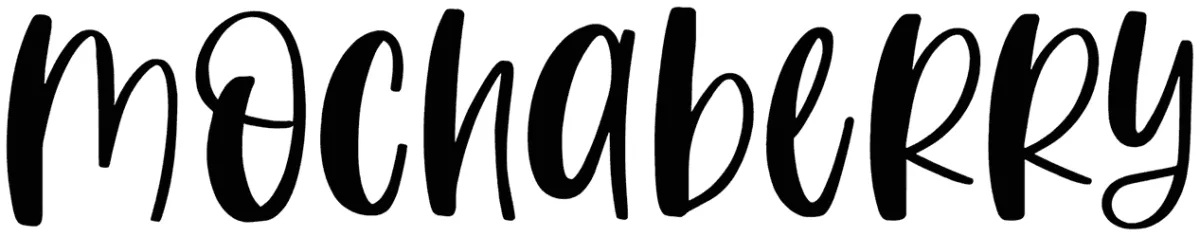 Mochaberry Font 1