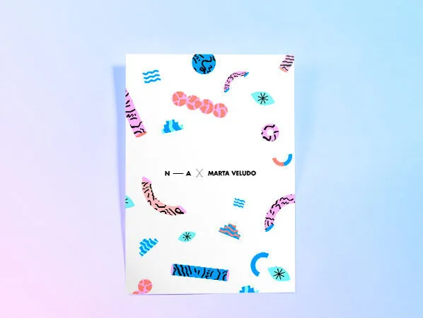 Mockup Featuring Two Floating and Stuck to Wall Paper Posters 1