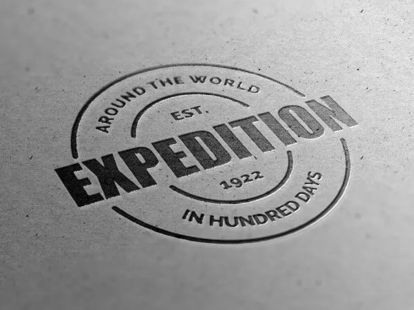 Mockup Featuring a Classy Close Up Logo 1