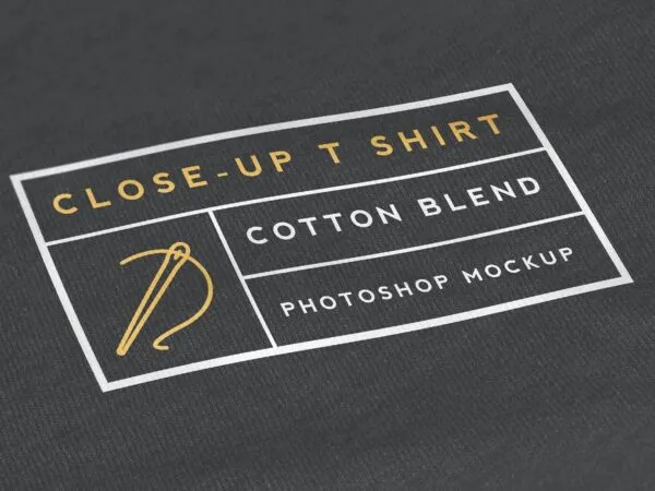 Mockup Featuring a Close Up T Shirt 1