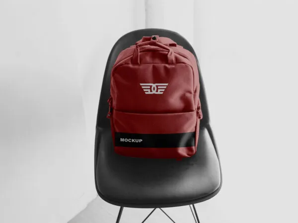 Mockup Featuring a Simple Backpack 1