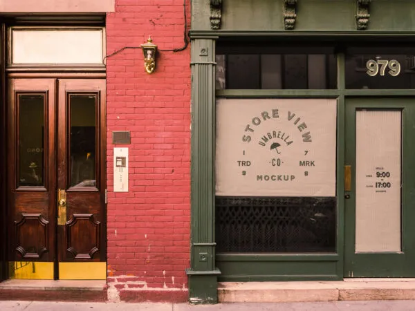 Mockup Featuring a Store View 1