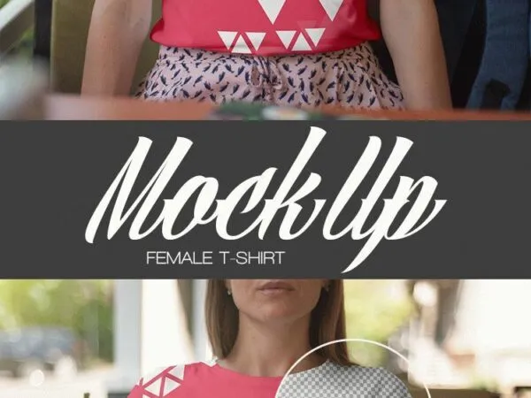Mockup Featuring a Womens T Shirt 1