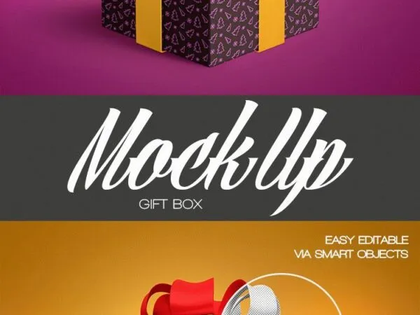 Mockup Featuring an Open Gift Box 1