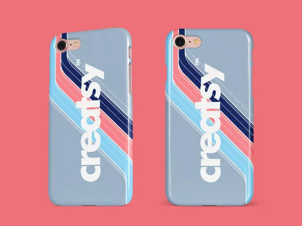 Mockup Featuring iPhone Glossy Snap Case 1