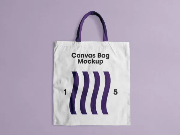 Mockup Featuring the Top View of a Tote Bag 1