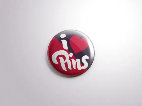 Mockup Showcasing Circular Button Badge 1