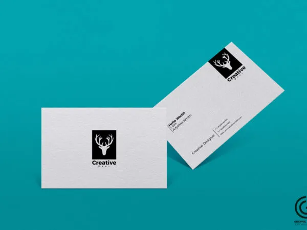 Mockup Showcasing Realistic Textured Business Cards Branding 1