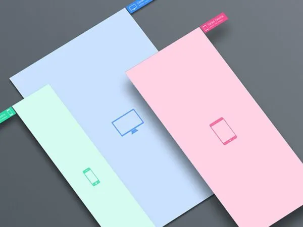 Mockup Showcasing Responsive Screens of Laptop Tablet Smartphone 1