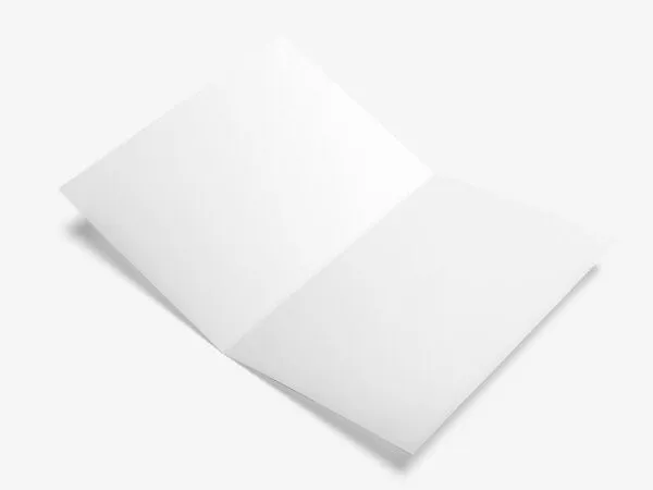 Mockup Showing Side View of Opened Greeting Card 1