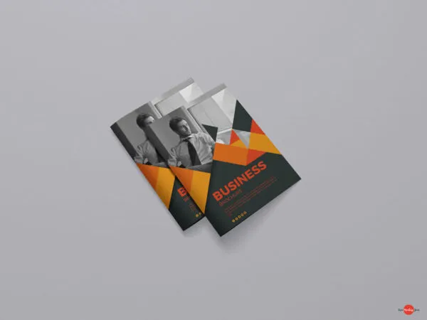 Mockup of 2 Brochures Placed on Each Other 1