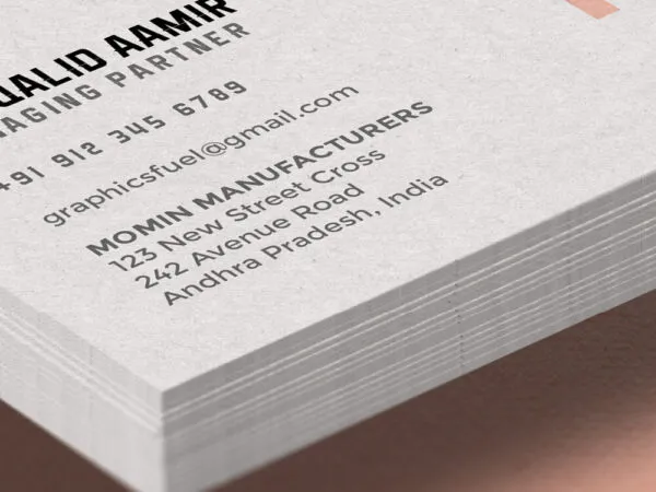 Mockup of Floating and Placed on Surface Business Cards 1
