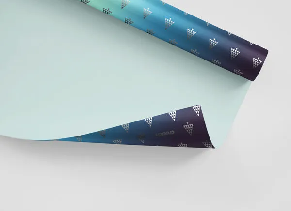 Mockup of a Perspective Gift Wrap 1