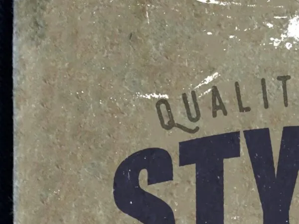 Mockup of a Rectangular Vintage Clothing Label 1